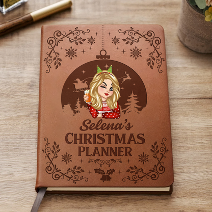 Christmas Planner - Personalized Leather Journal