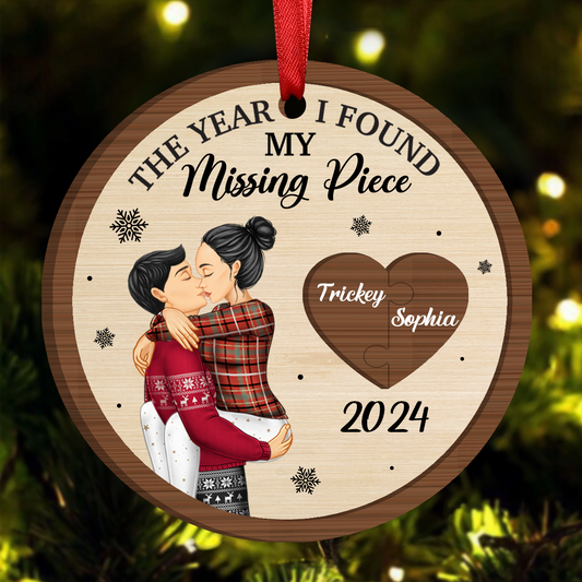 Your Love Is The Best Gift I Could Ever Receive - Couple Personalized Custom Ornament - Wood Custom Shaped - Christmas Gift For Husband Wife, Anniversary