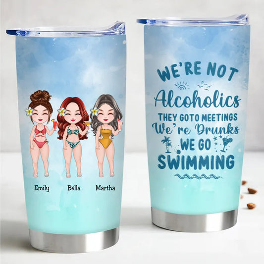 20oz Humorous Drinking Companion - Custom Insulated Tumbler - Makezbright Gifts