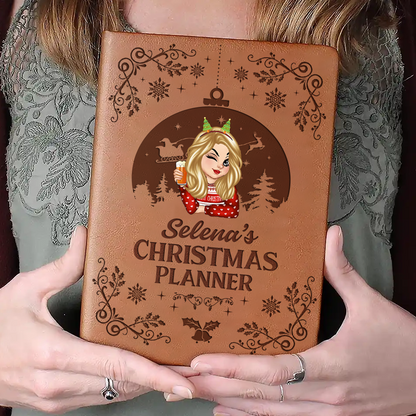 Christmas Planner - Personalized Leather Journal