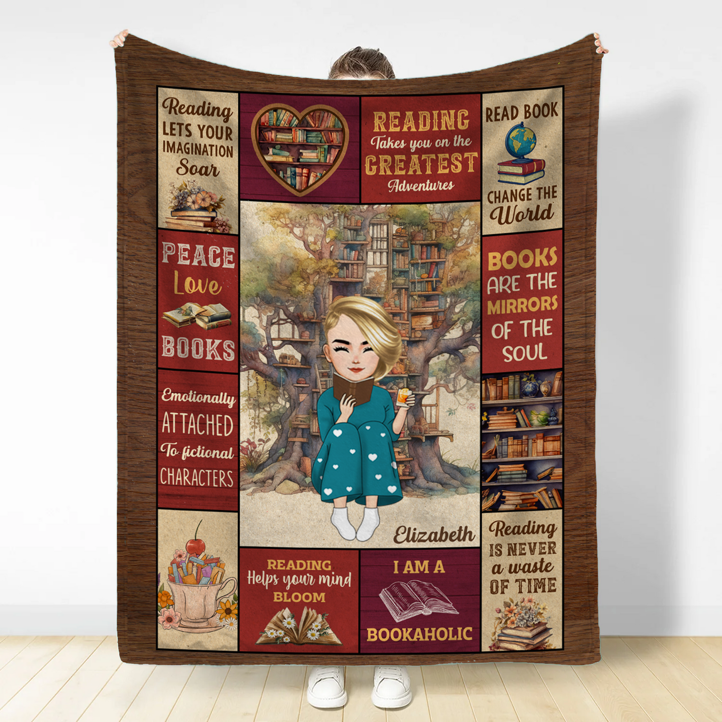 My Reading Blanket - Personalized Fleece Blanket