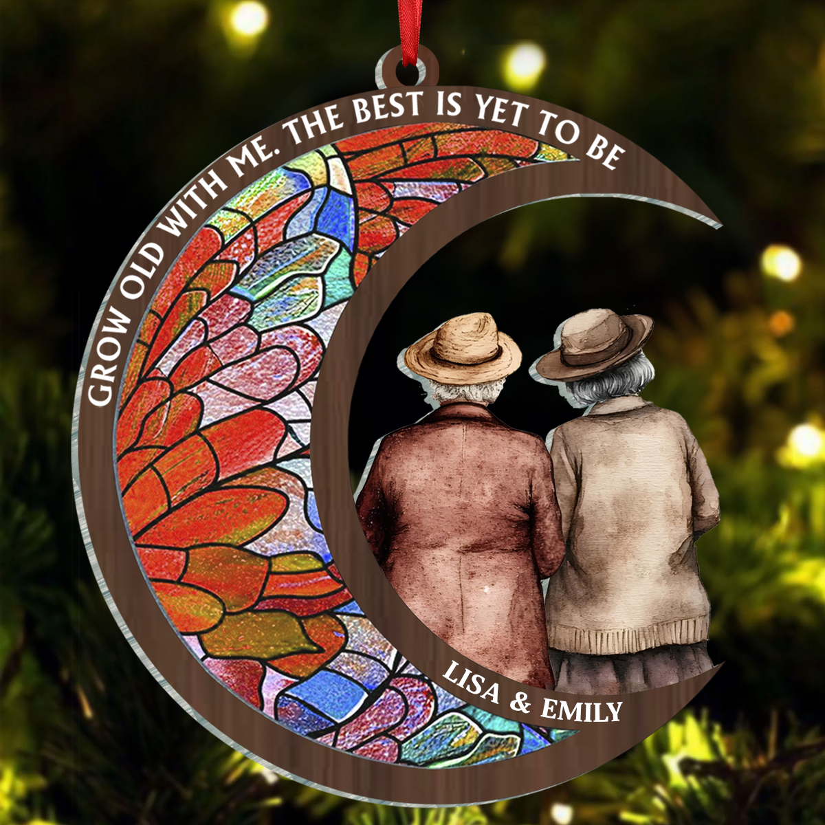 From Our First Kiss Till Our Last Breath - Personalized Acrylic Ornament