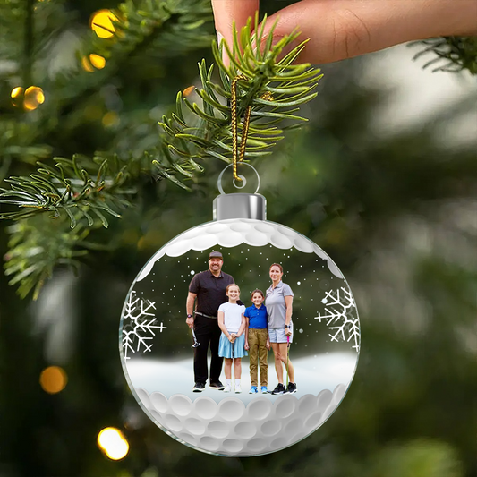 Custom Photo For The Love Of The Game - Personalized Custom Ornament - Acrylic Custom Shaped - Christmas Gift For Sport Lovers, Sport Players