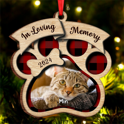 You Will Always In My Heart - Upload Image - Personalized Custom Wood Shaped Christmas Ornament