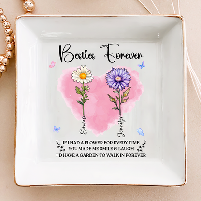 If I Have A Birth Flower - Personalized Ring Dish