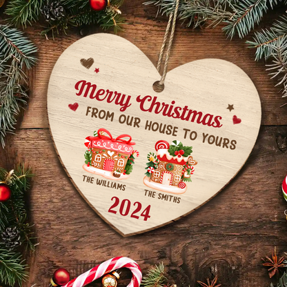 Neighbours Like You Are Special And Few - Personalized Wooden Ornament Print 2 Sides