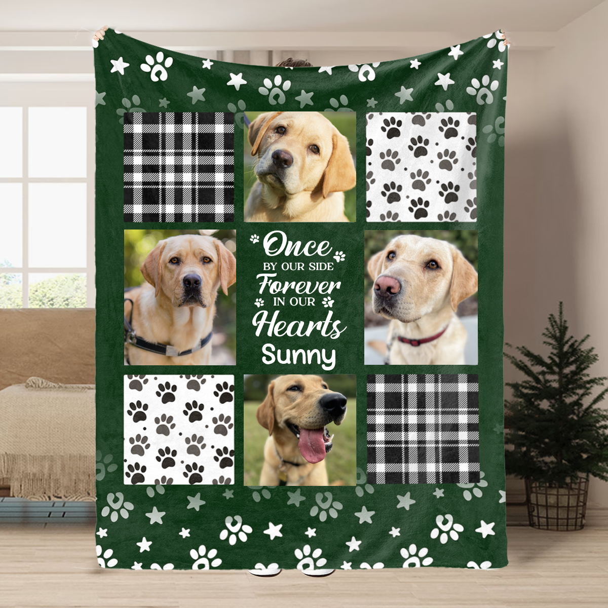 Custom Photo You Were My Favorite Hello And My Hardest Goodbye - Memorial Personalized Blanket