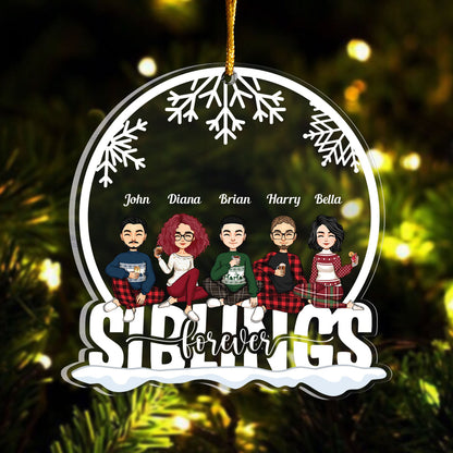 Sisters Forever - Personalized Sister Ornament