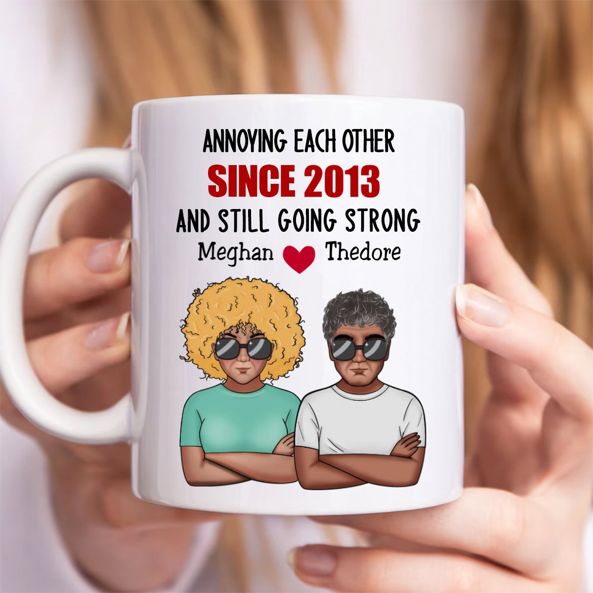 Annoying Each Other & Still Going Strong - Personalized Mug - Makezbright Gifts