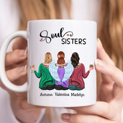 Besties - Soul Sisters - Personalized Mug (Ver. 2) - Makezbright Gifts