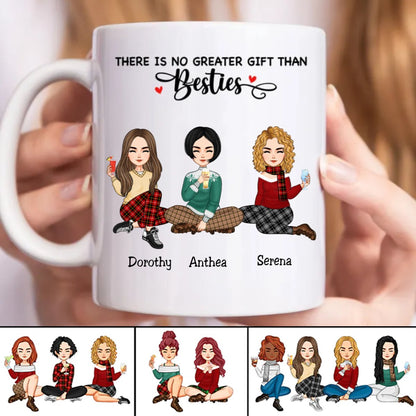 Besties - There Is No Greater Gift Than Besties - Personalized Mug - Makezbright Gifts