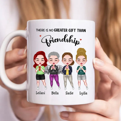 Besties - There Is No Greater Gift Than Friendship - Personalized Mug (Ver. 3) - Makezbright Gifts