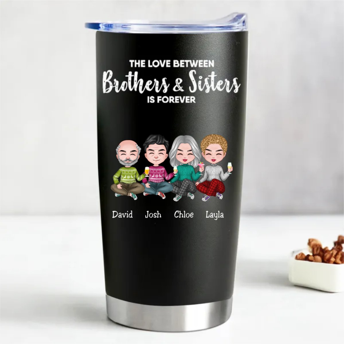 Brothers And Sisters Forever Love - Insulated Tumbler - Makezbright Gifts