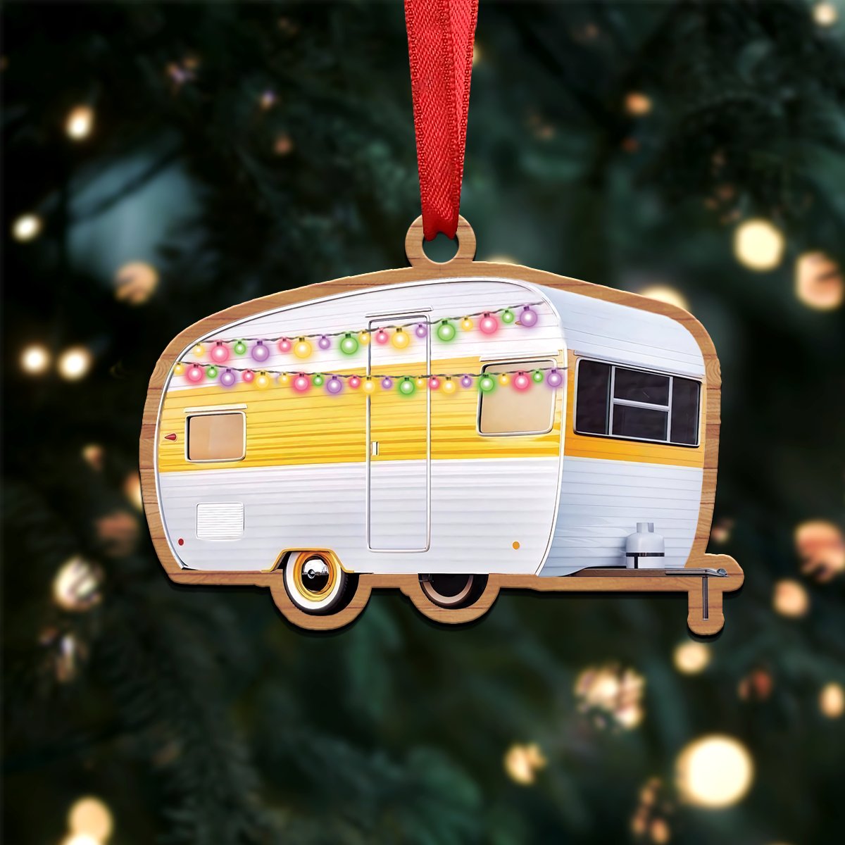 Camping Lovers - Camping Xmas Ornament - Christmas Acrylicen Ornament - Makezbright Gifts