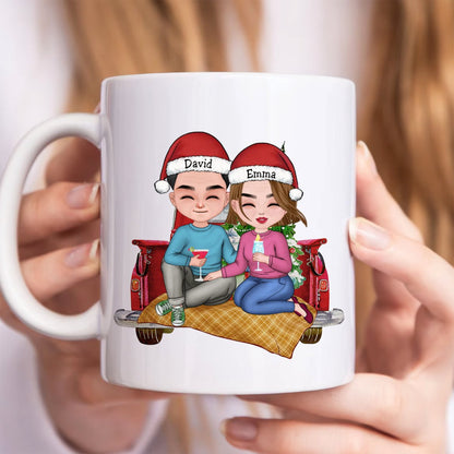 Couple - All I Want For Christmas Is You - Personalized Mug (NM) - Makezbright Gifts