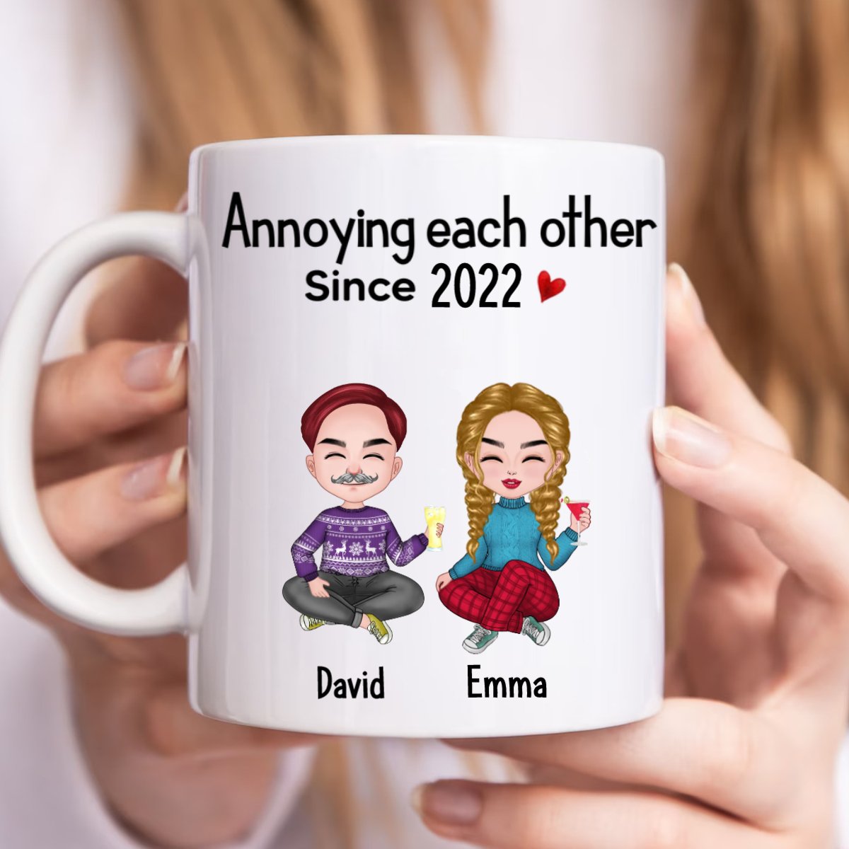 Couple - Annoying Each Other Since - Personalized Mug - Makezbright Gifts