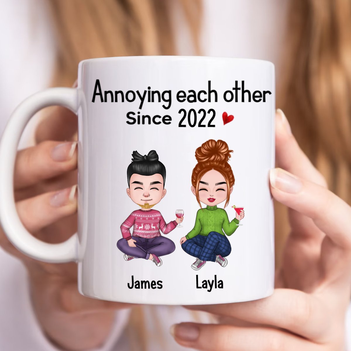 Couple - Annoying Each Other Since - Personalized Mug - Makezbright Gifts