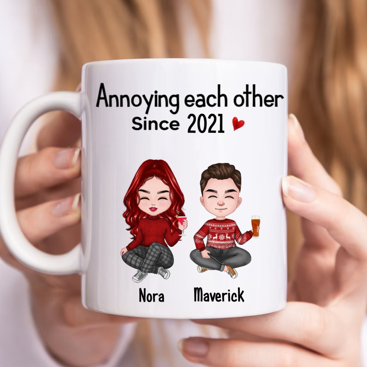 Couple - Annoying Each Other Since - Personalized Mug - Makezbright Gifts