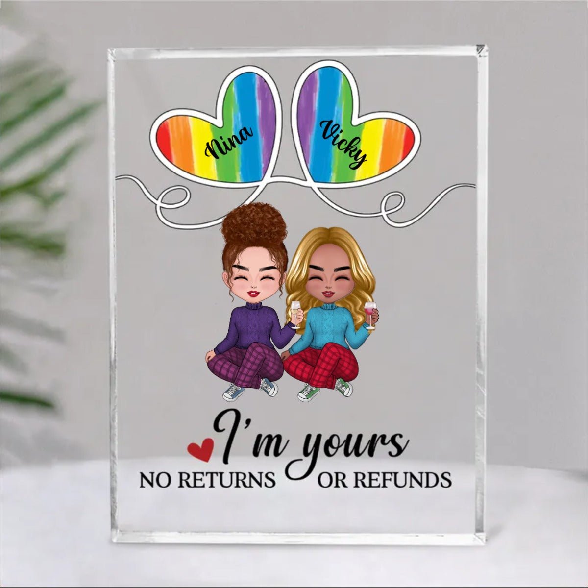 Couple LGBT - Annoying Each Other Since - Personalized Acrylic Plaque (SA) - Makezbright Gifts