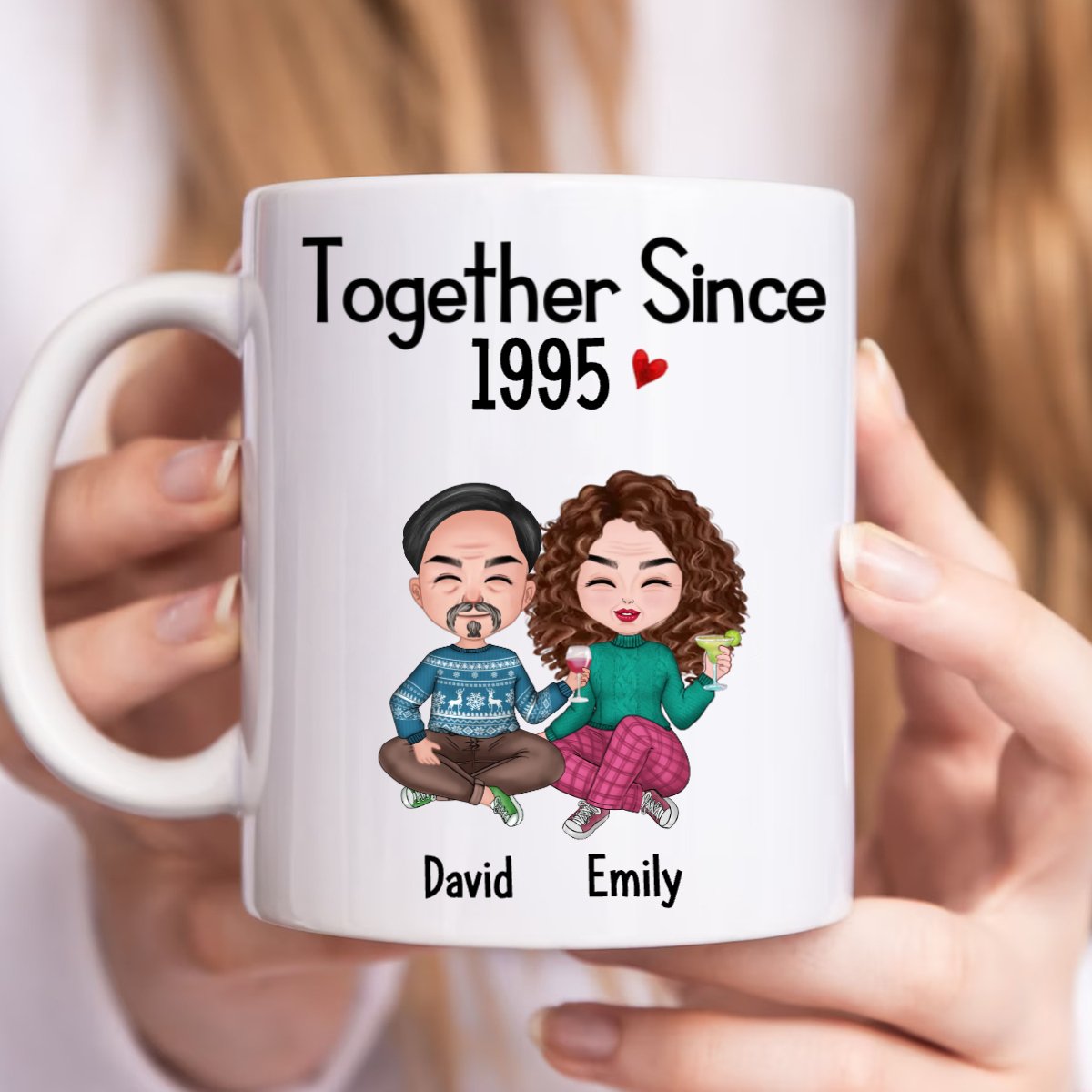 Couple - Together Since - Personalized Mug - Makezbright Gifts