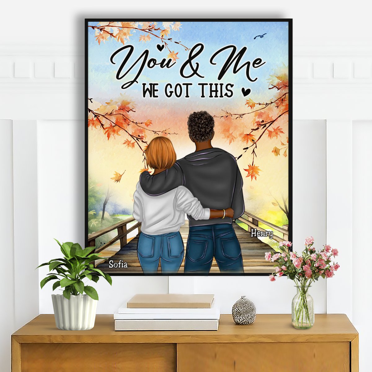 Couple - You And Me We Got This - Personalized Canvas - Makezbright Gifts