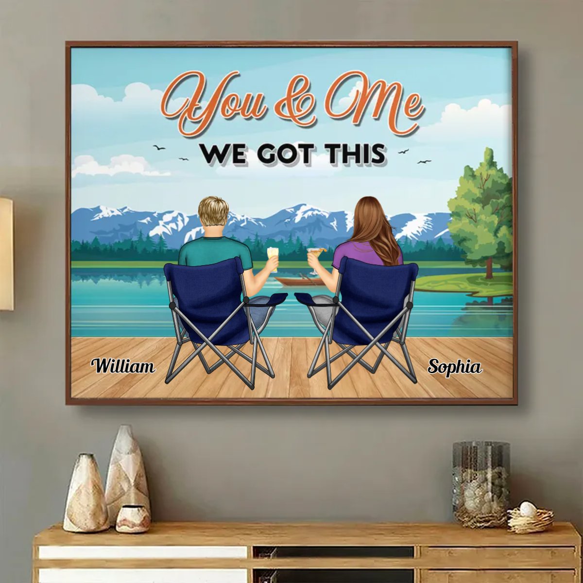 Couple - You And Me We Got This - Personalized Poster - Makezbright Gifts