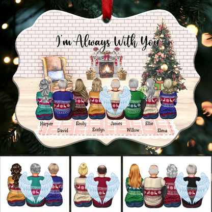 Custom Ornament - I’m Always With You - Personalized Christmas Ornament (SC1D) - Makezbright Gifts