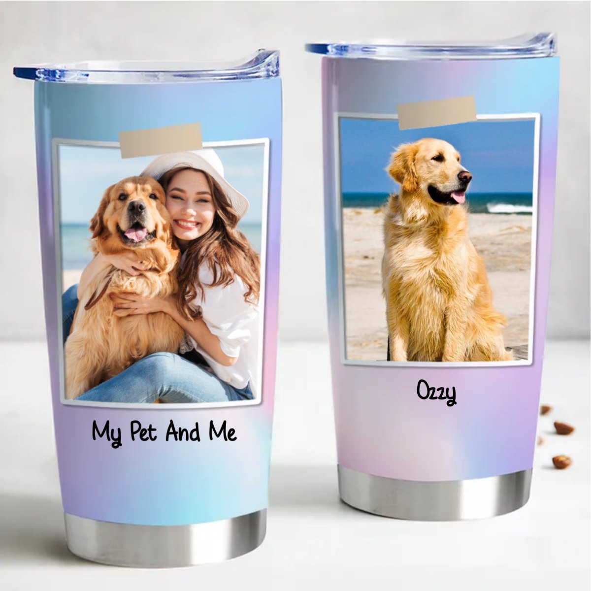 Custom Stainless Steel Tumbler - Insulated and Leak Proof - Makezbright Gifts