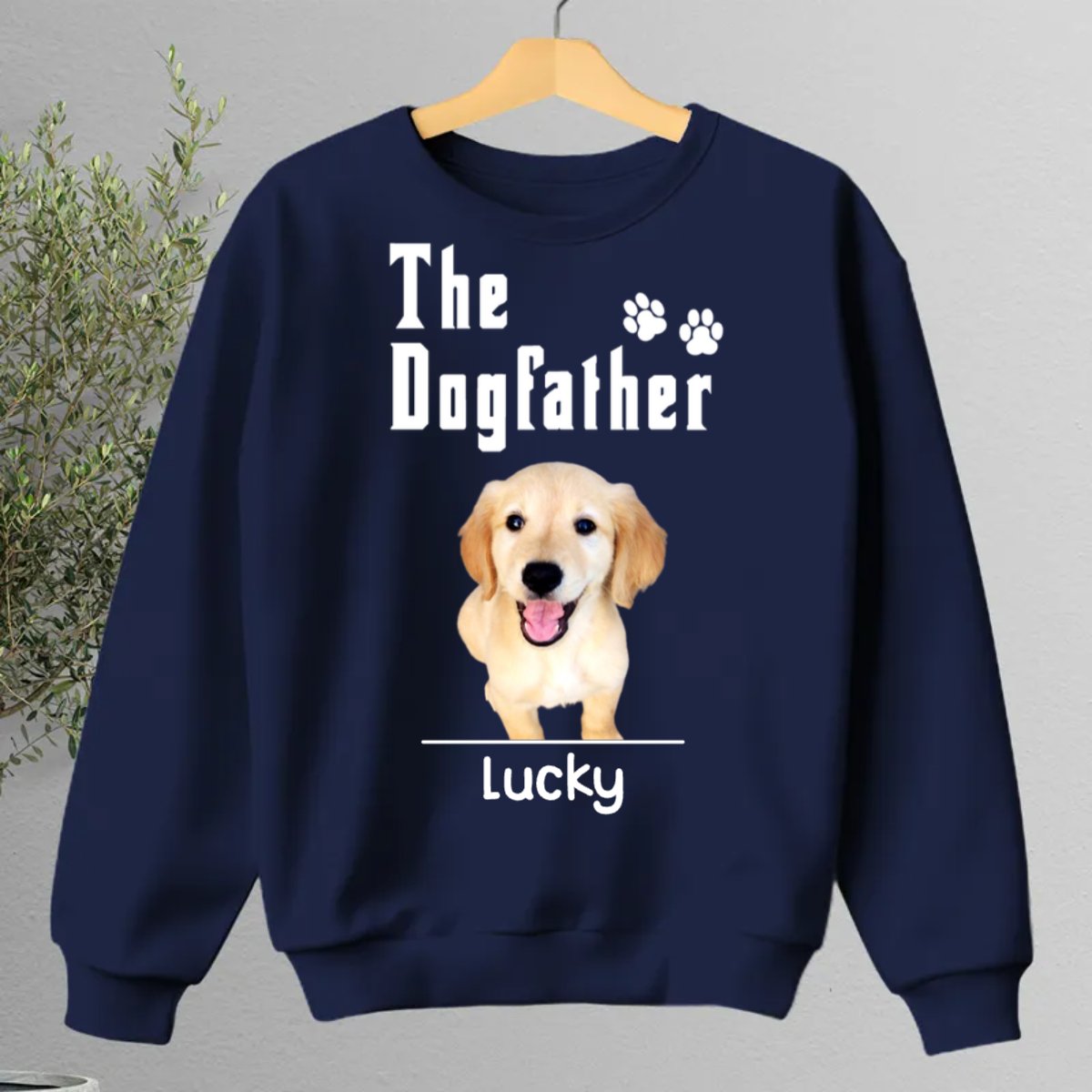 Dog Lovers - The Dog Father - Personalized Unisex T - shirt, Hoodie, Sweatshirt (HJ) - Makezbright Gifts