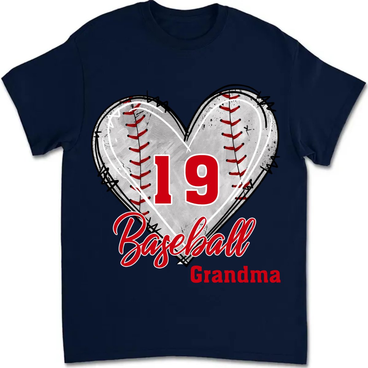 Family - Baseball Mom Grandma Auntie, Love Baseball Sports - Personalized Unisex T - Shirt - Makezbright Gifts