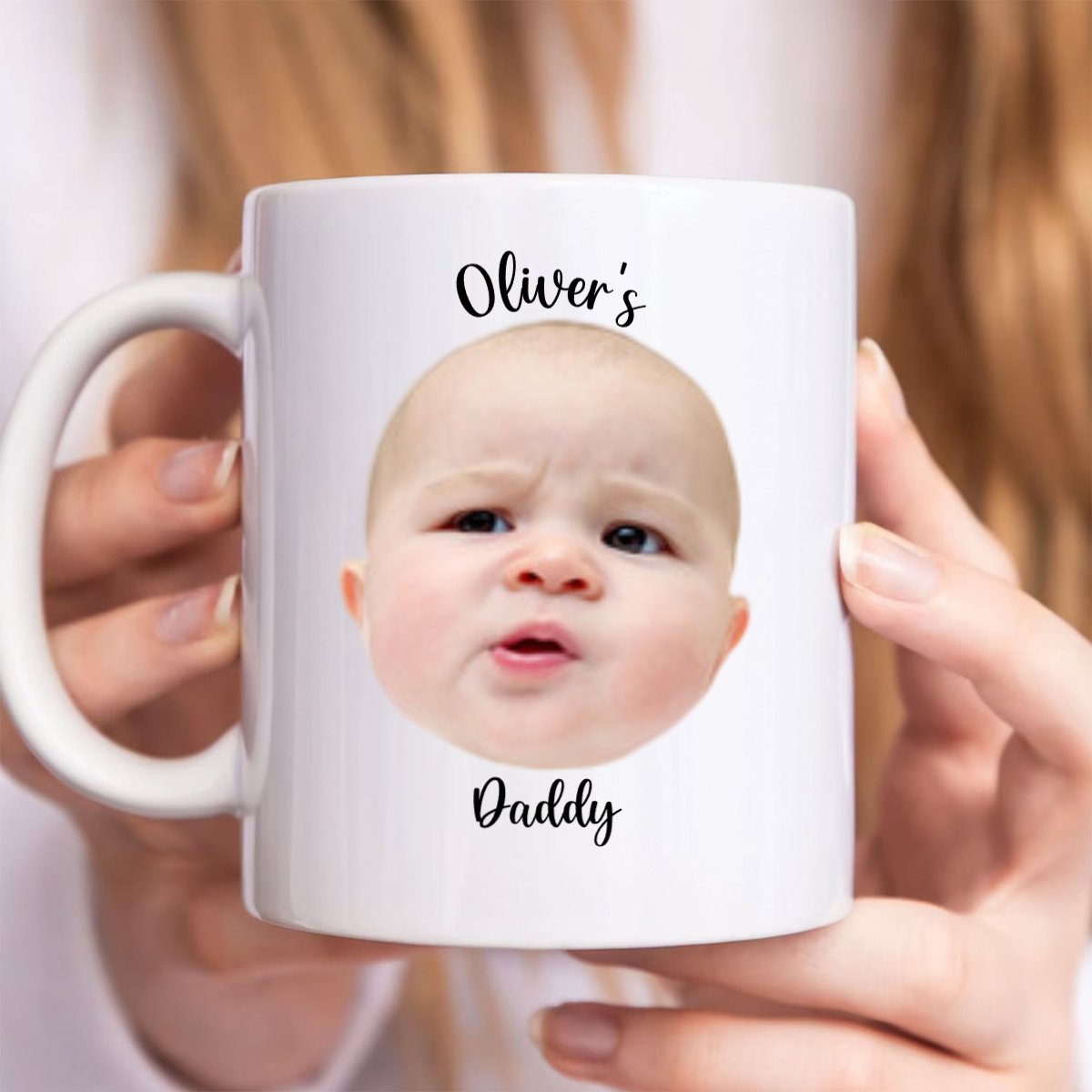 Family - Custom Baby Face Mug - Personalized Mug - Makezbright Gifts