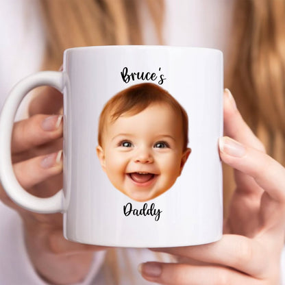 Family - Custom Baby Face Mug - Personalized Mug - Makezbright Gifts