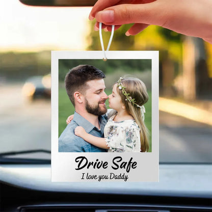 Family - Custom Photo Drive Safe - Personalized Photo Air Freshener - Makezbright Gifts