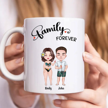 Family - Family Forever - Personalized Mug - Makezbright Gifts