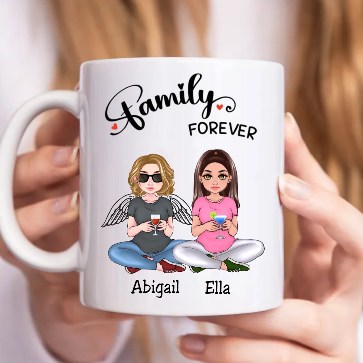 Family - Family Forever - Personalized Mug (NM) - Makezbright Gifts