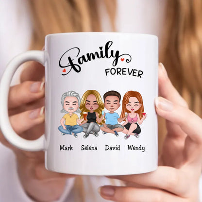 Family - Family Forever - Personalized Mug (TB) - Makezbright Gifts