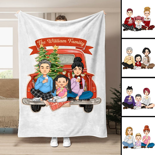 Family - Family Is Forever - Personalized Blanket (AA) - Makezbright Gifts