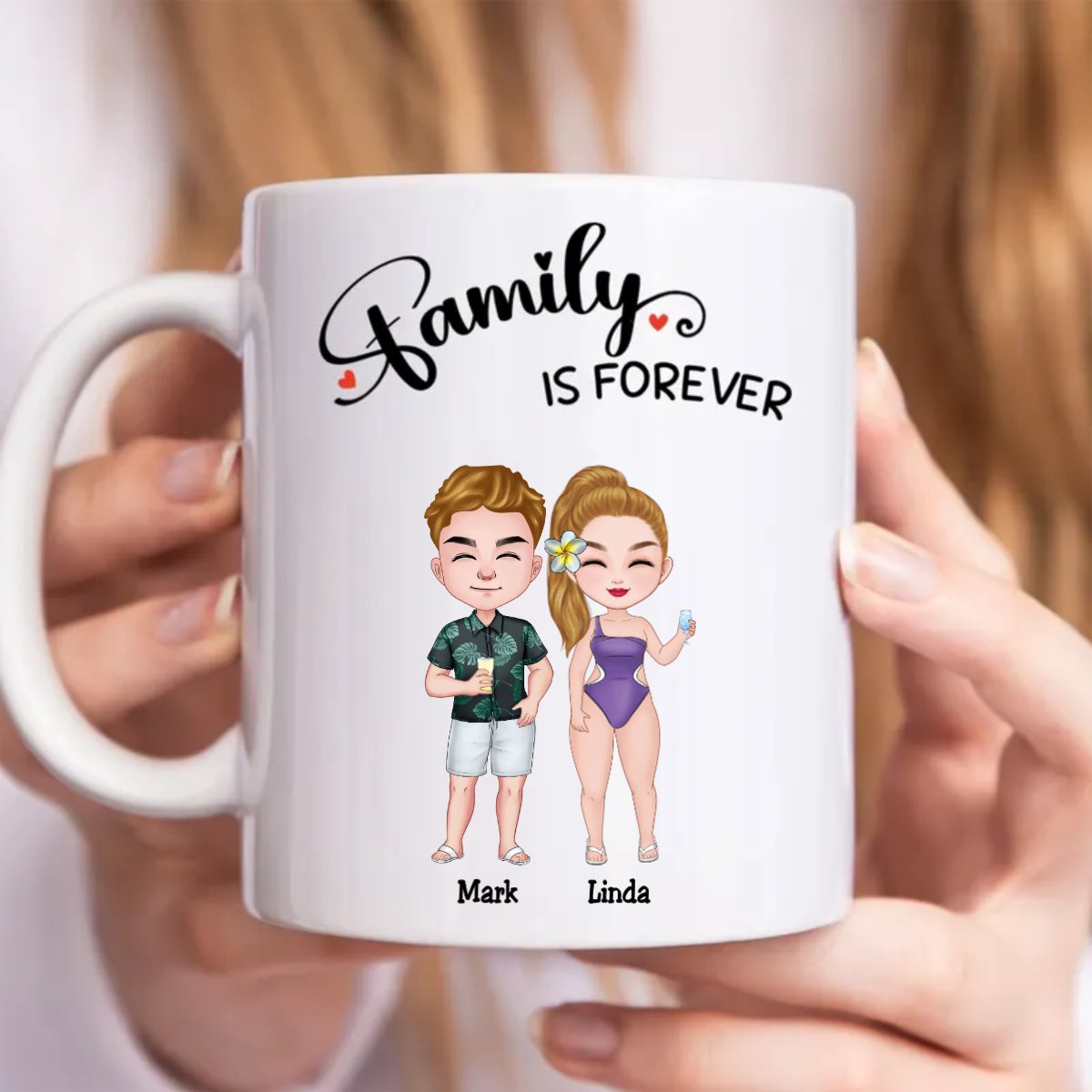 Family - Family Is Forever - Personalized Mug - Makezbright Gifts