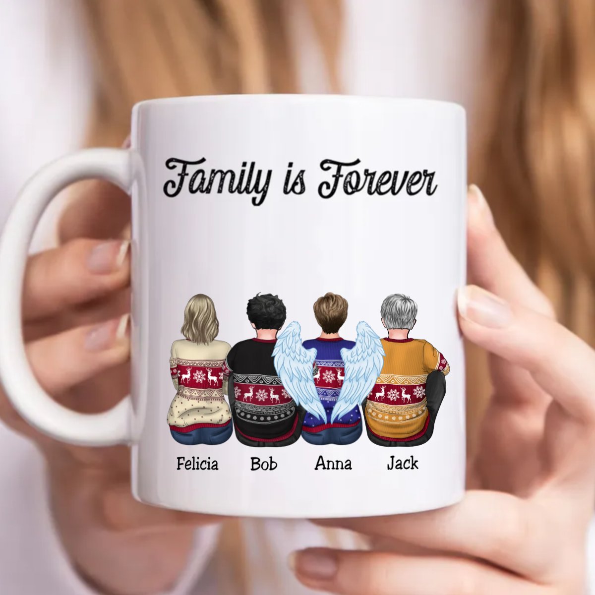 Family - Family Is Forever - Personalized Mug (LL) - Makezbright Gifts