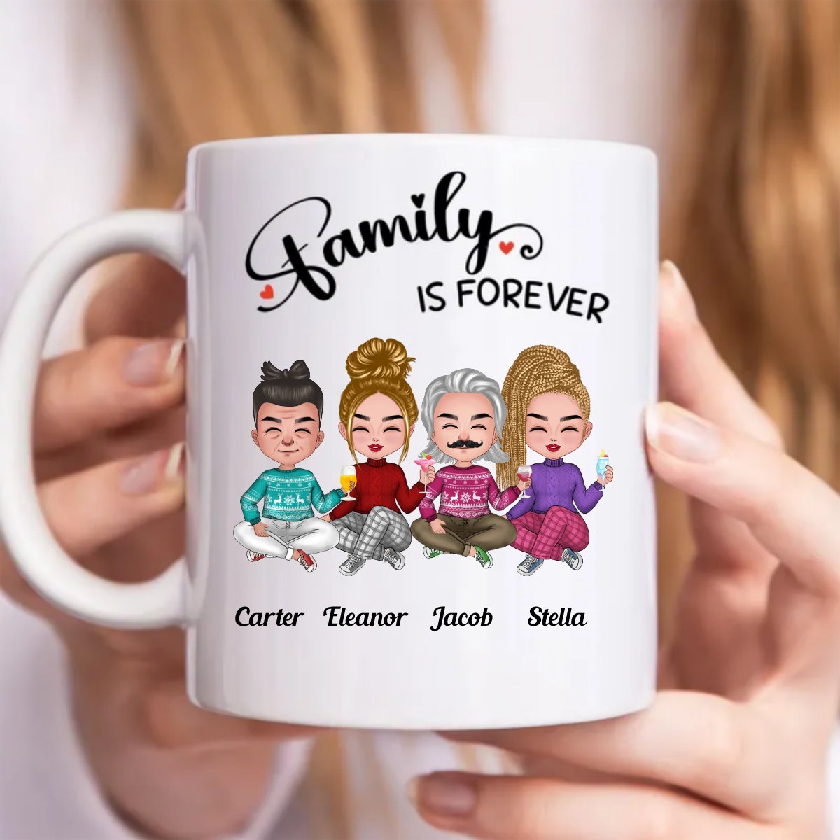 Family - Family Is Forever - Personalized Mug (SA) - Makezbright Gifts