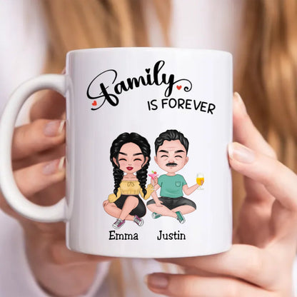 Family - Family Is Forever - Personalized Mug (TB) - Makezbright Gifts