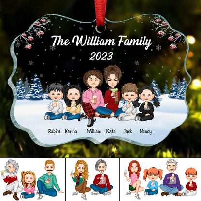 Family - Family Is Forever - Personalized Ornament (TC) - Makezbright Gifts