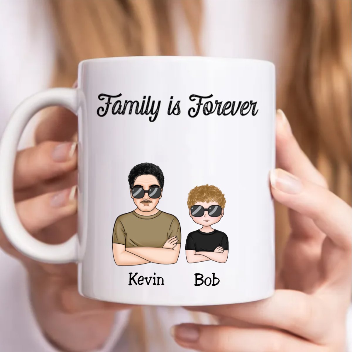 Family - Family Is Forever V2 - Personalized Mug - Makezbright Gifts