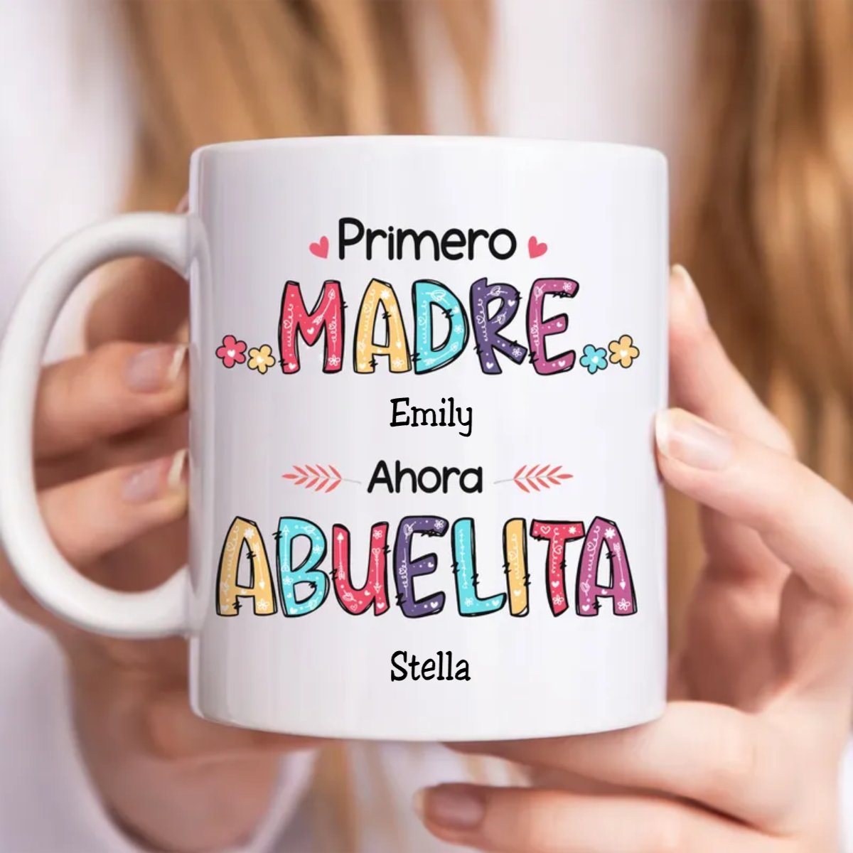 Family - Grandma Abuela - Personalized Mug - Makezbright Gifts