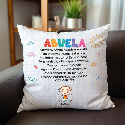 Family - Grandma Spanish Abuela - Personalized Pillow - Makezbright Gifts