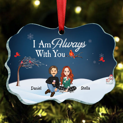 Family - I Am Always With You - Personalized Acrylic Ornament (NM) - Makezbright Gifts