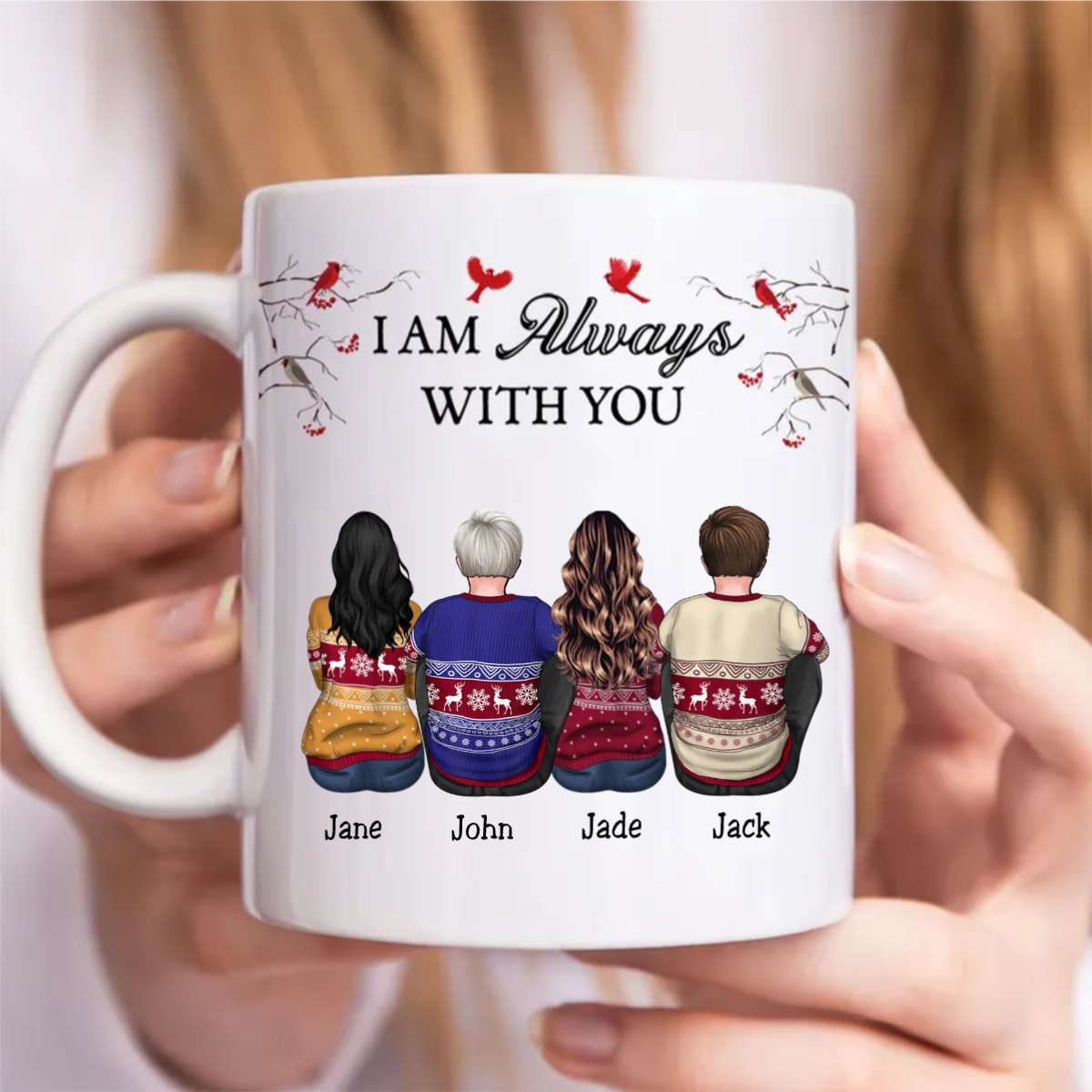 Family - I Am Always With You - Personalized Mug - Makezbright Gifts