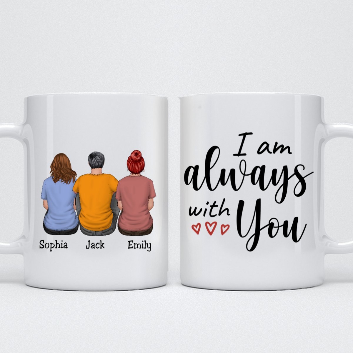 Family - I Am Always With You - Personalized Mug - Makezbright Gifts