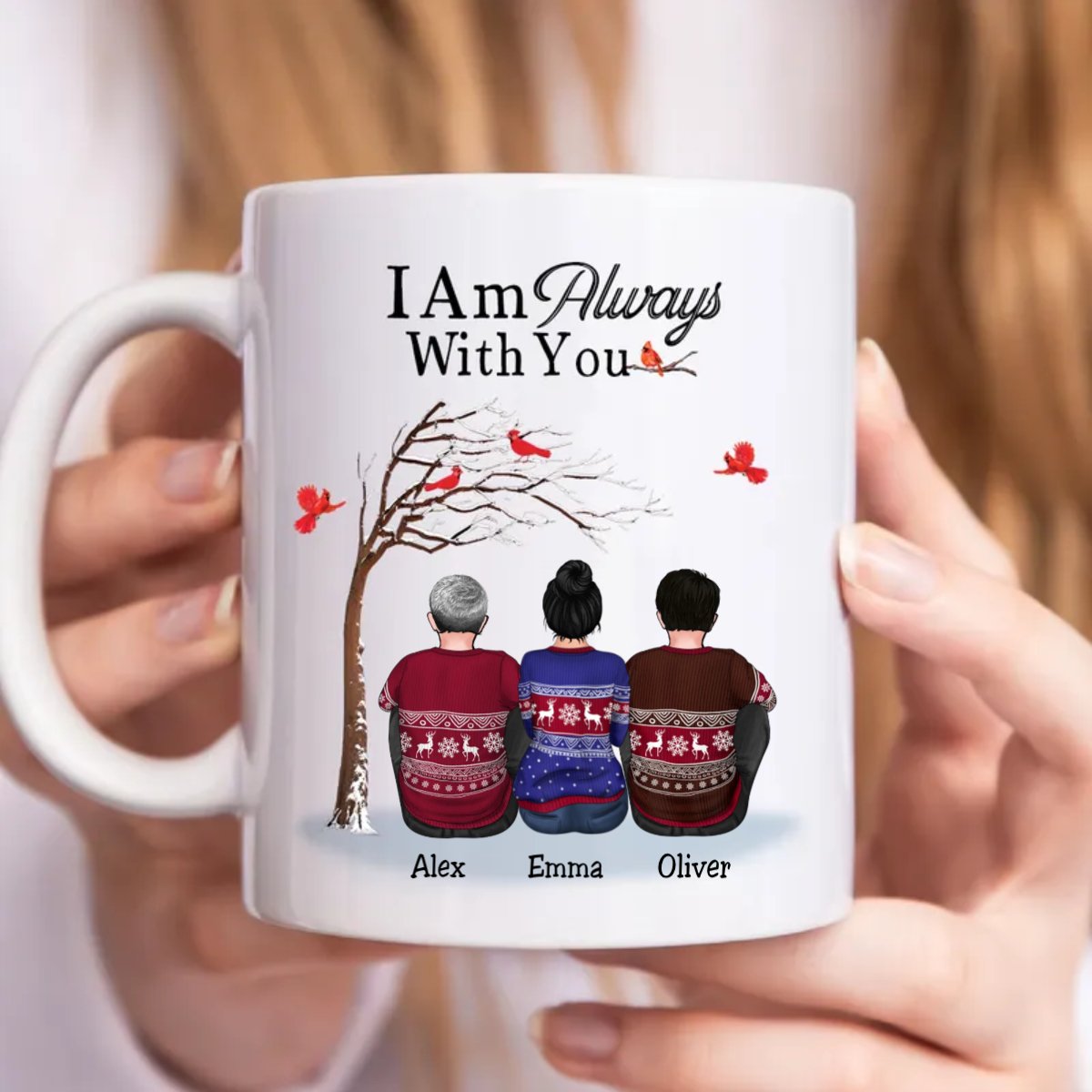 Family - I Am Always With You - Personalized Mug - Makezbright Gifts