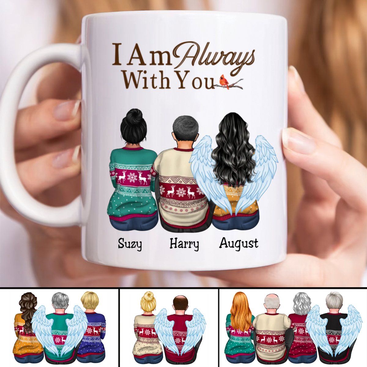 Family - I Am Always With You - Personalized Mug (AA) - Makezbright Gifts